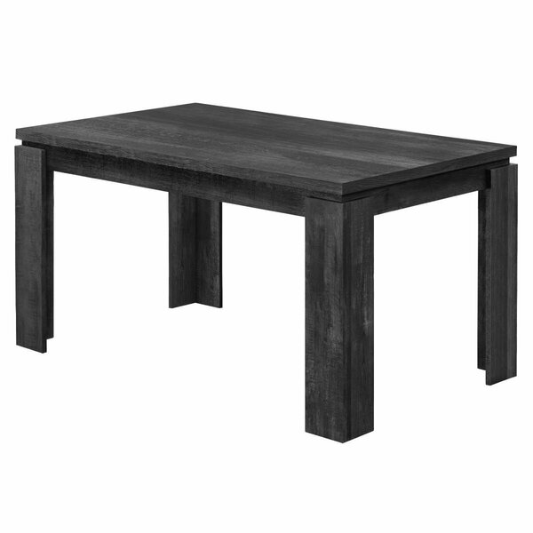 Homeroots Black Reclaimed Wood Look Dining Table, 35.5 x 59 x 30.5 in. 355697